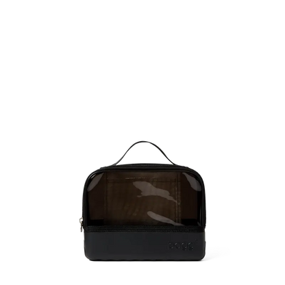 Clear Top Travel Cosmetic Bag for Toiletries & Makeup