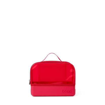 Clear Top Travel Cosmetic Bag for Toiletries & Makeup