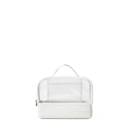 Clear Top Travel Cosmetic Bag for Toiletries & Makeup