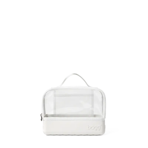 Clear Top Travel Cosmetic Bag for Toiletries & Makeup