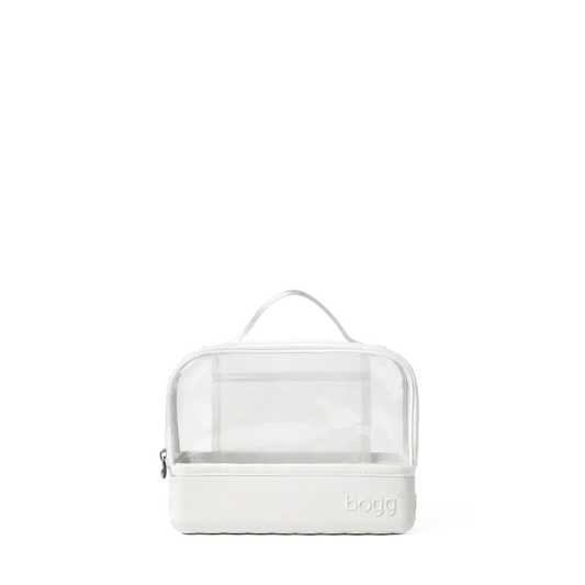 Clear Top Travel Cosmetic Bag for Toiletries & Makeup