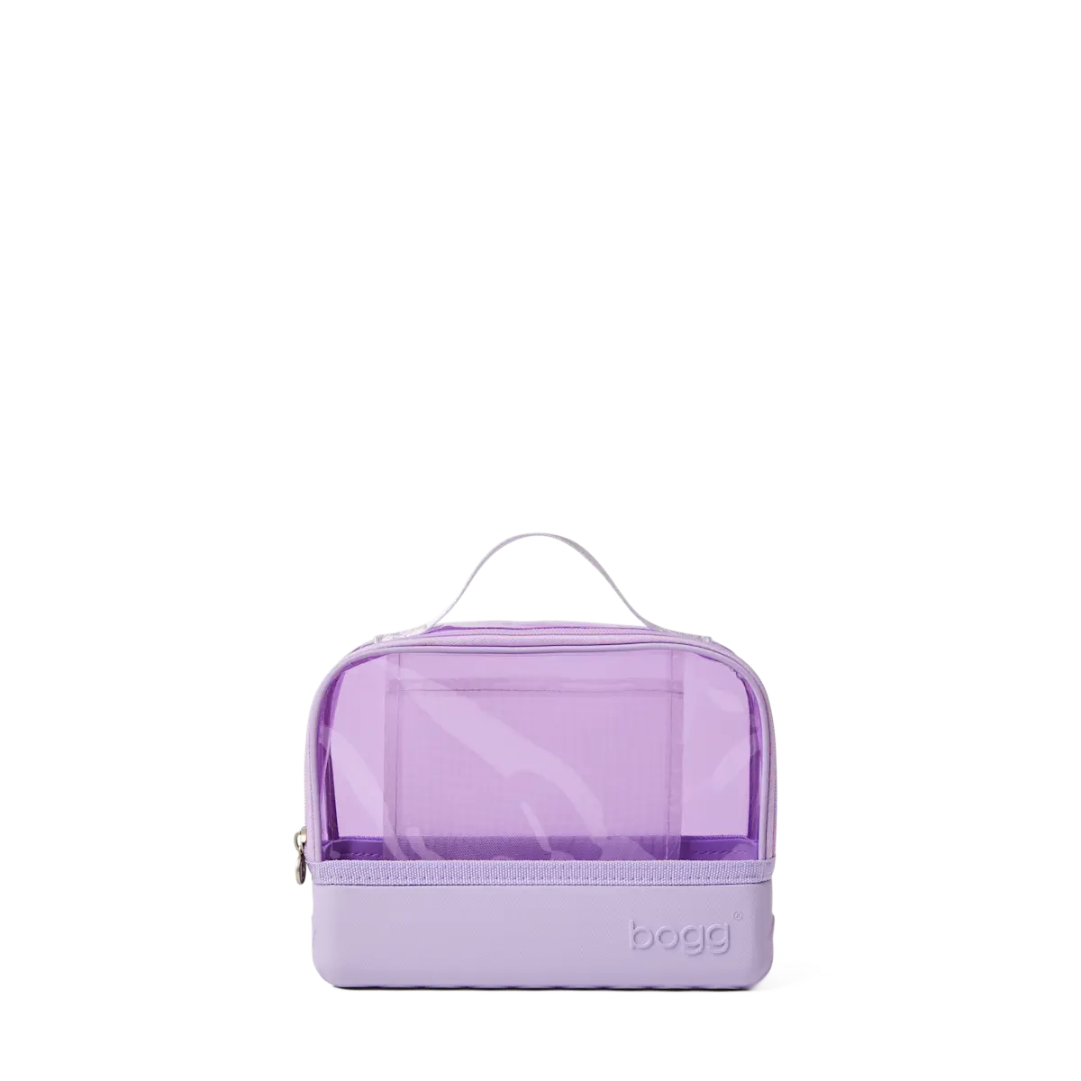 Clear Top Travel Cosmetic Bag for Toiletries & Makeup