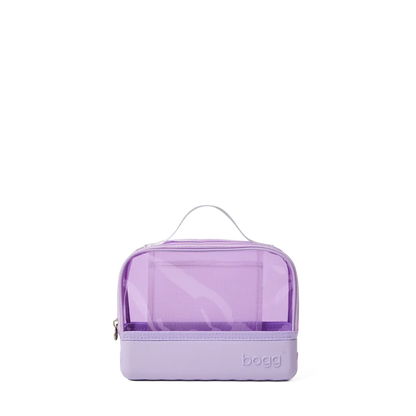 Clear Top Travel Cosmetic Bag for Toiletries & Makeup