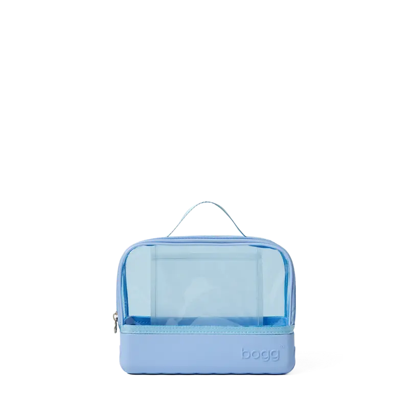 Clear Top Travel Cosmetic Bag for Toiletries & Makeup