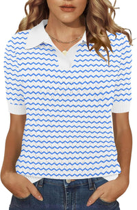 White Blue Stripe