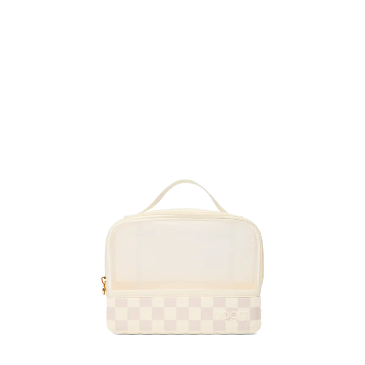 Clear Top Travel Cosmetic Bag for Toiletries & Makeup