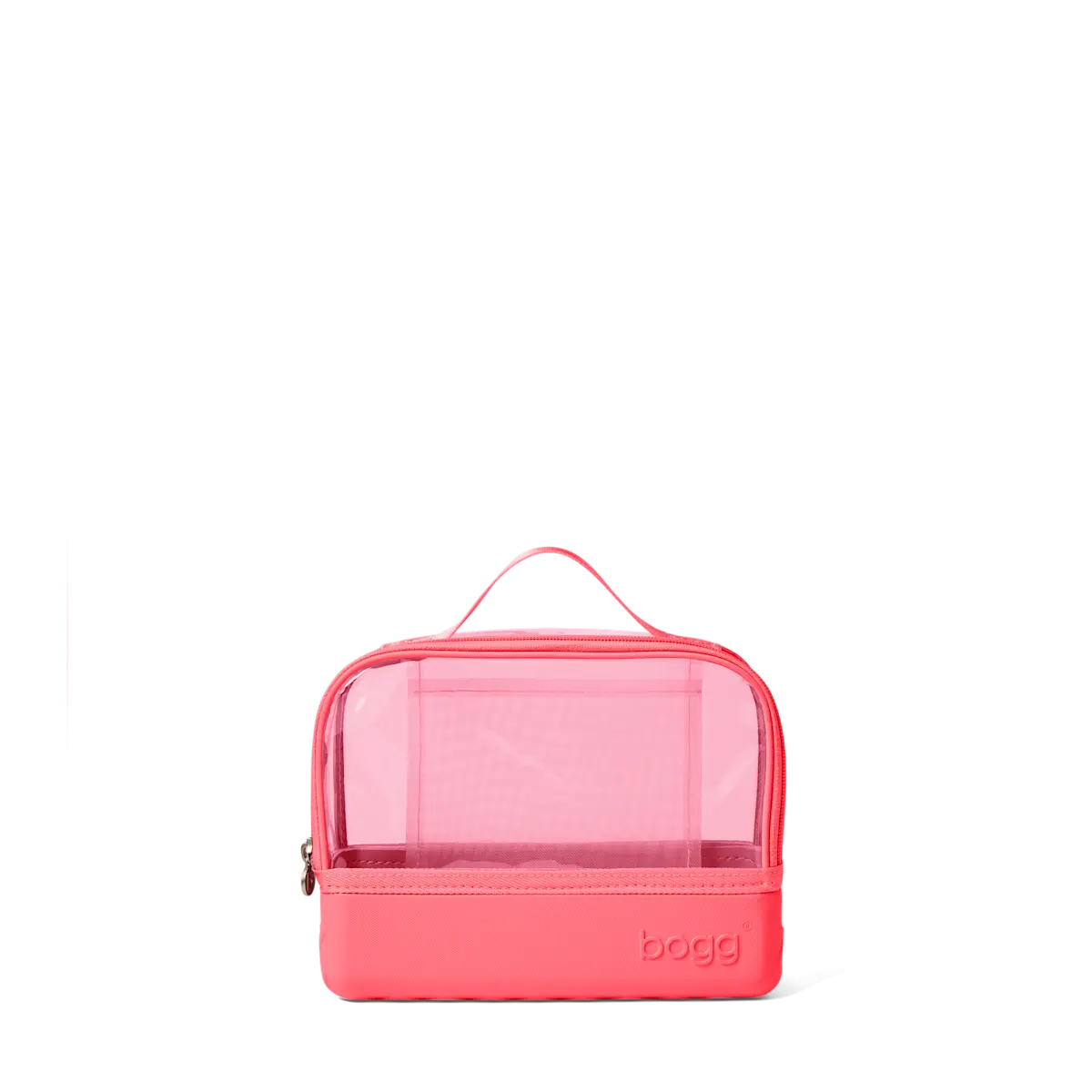 Clear Top Travel Cosmetic Bag for Toiletries & Makeup