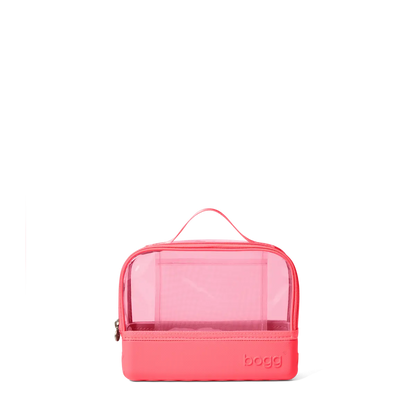 Clear Top Travel Cosmetic Bag for Toiletries & Makeup