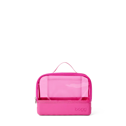 Clear Top Travel Cosmetic Bag for Toiletries & Makeup